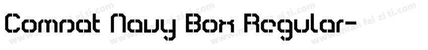 Comsat Navy Box Regular字体转换